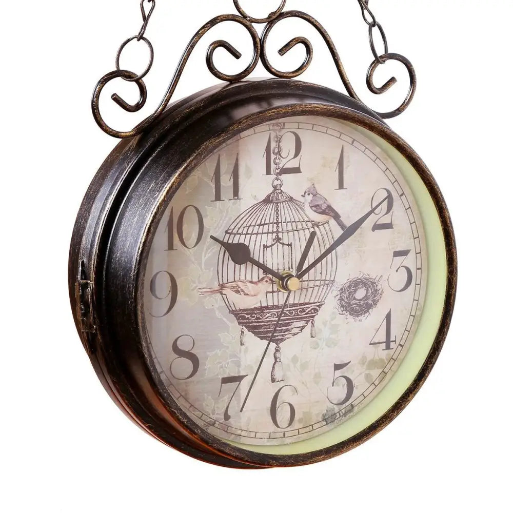 Doppelseitige antike Uhr