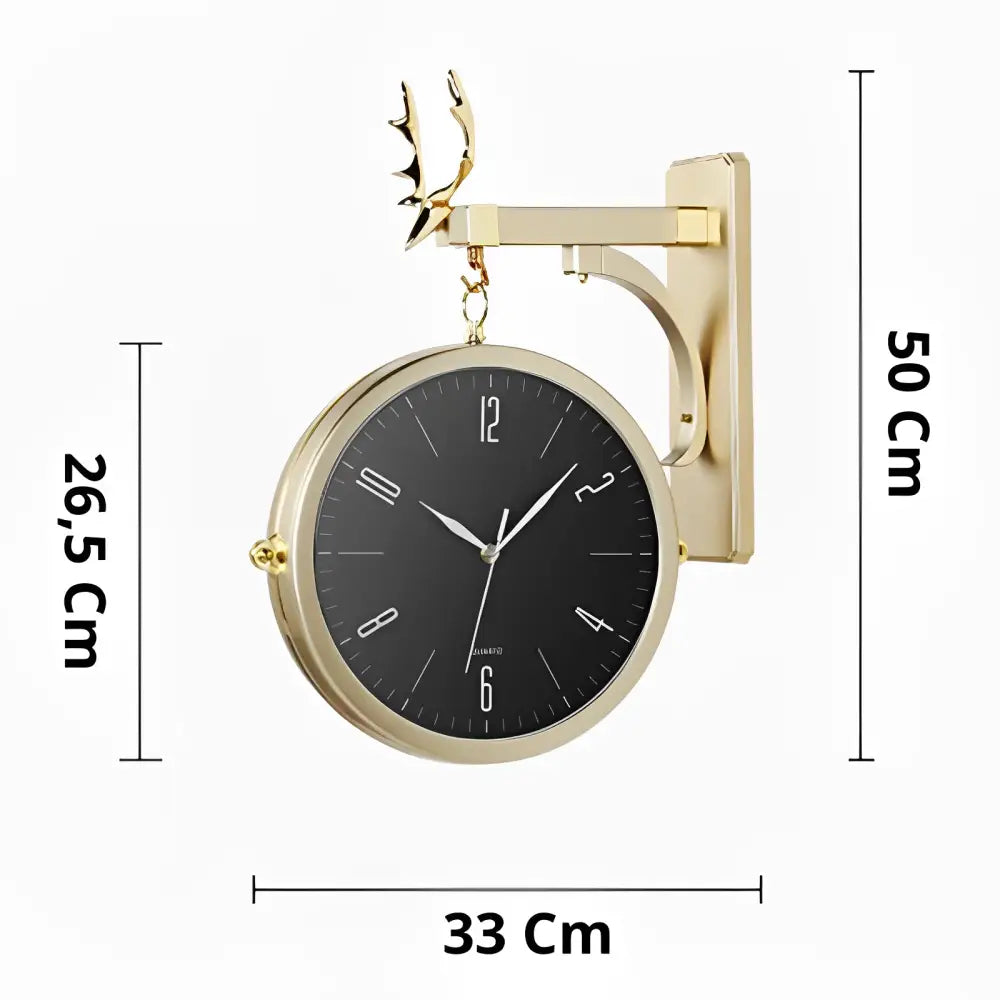 Moderne Doppelseitige Uhr