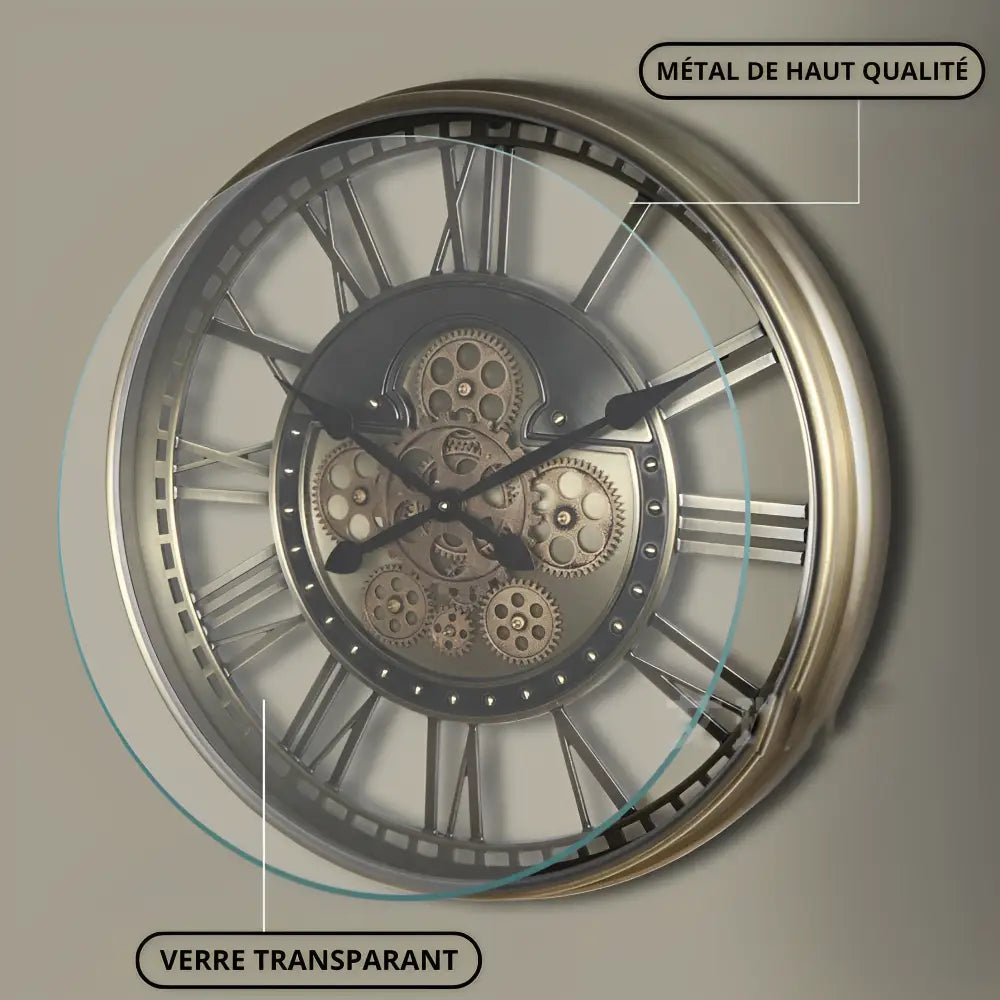 Industrielle Mechanische Wanduhr
