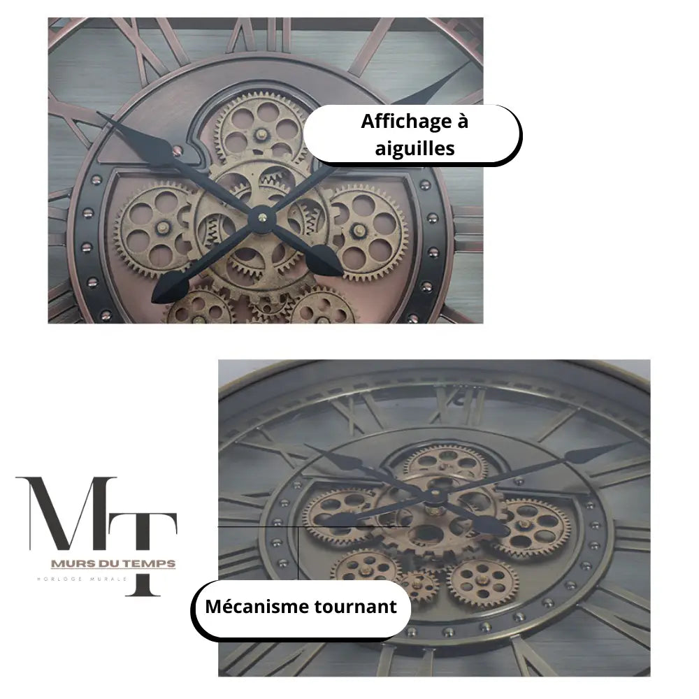Industrielle Mechanische Wanduhr