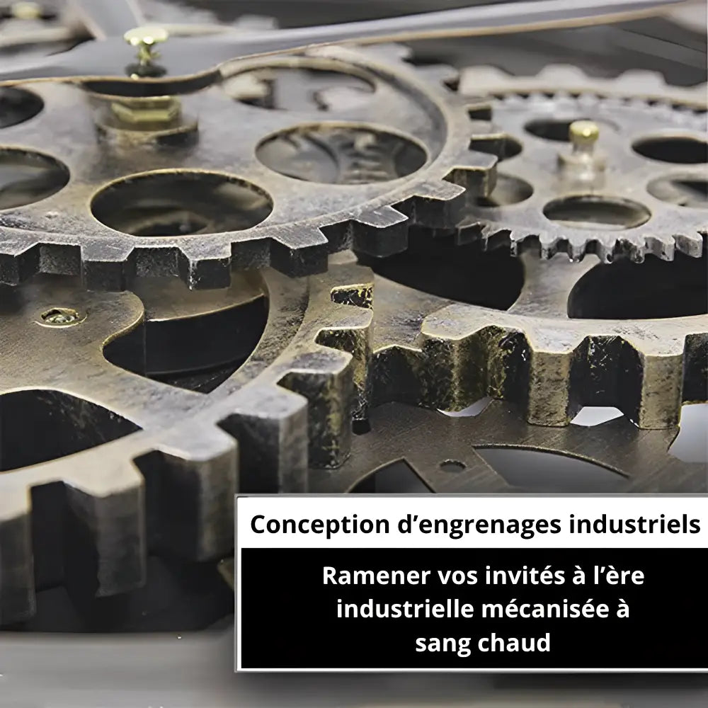 Industrielle Mechanische Wanduhr