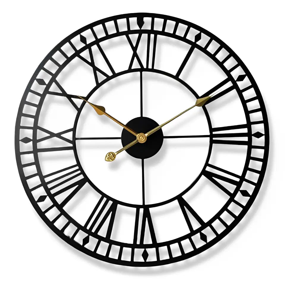 Industrielle Retro-Wanduhr