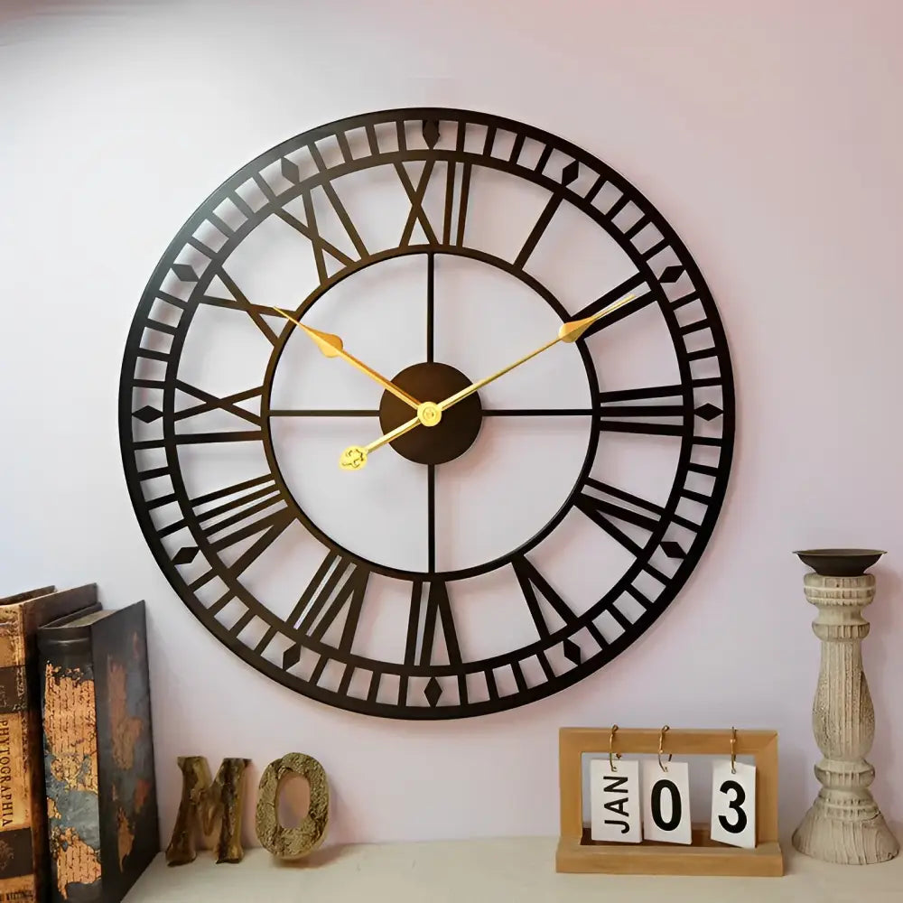 Industrielle Retro-Wanduhr