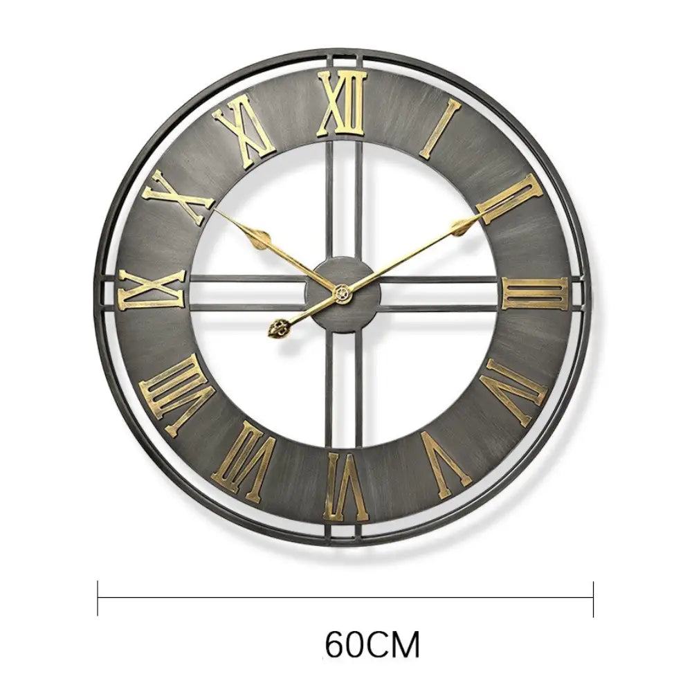 Wanduhr Deko Loft Gealtertes Metall