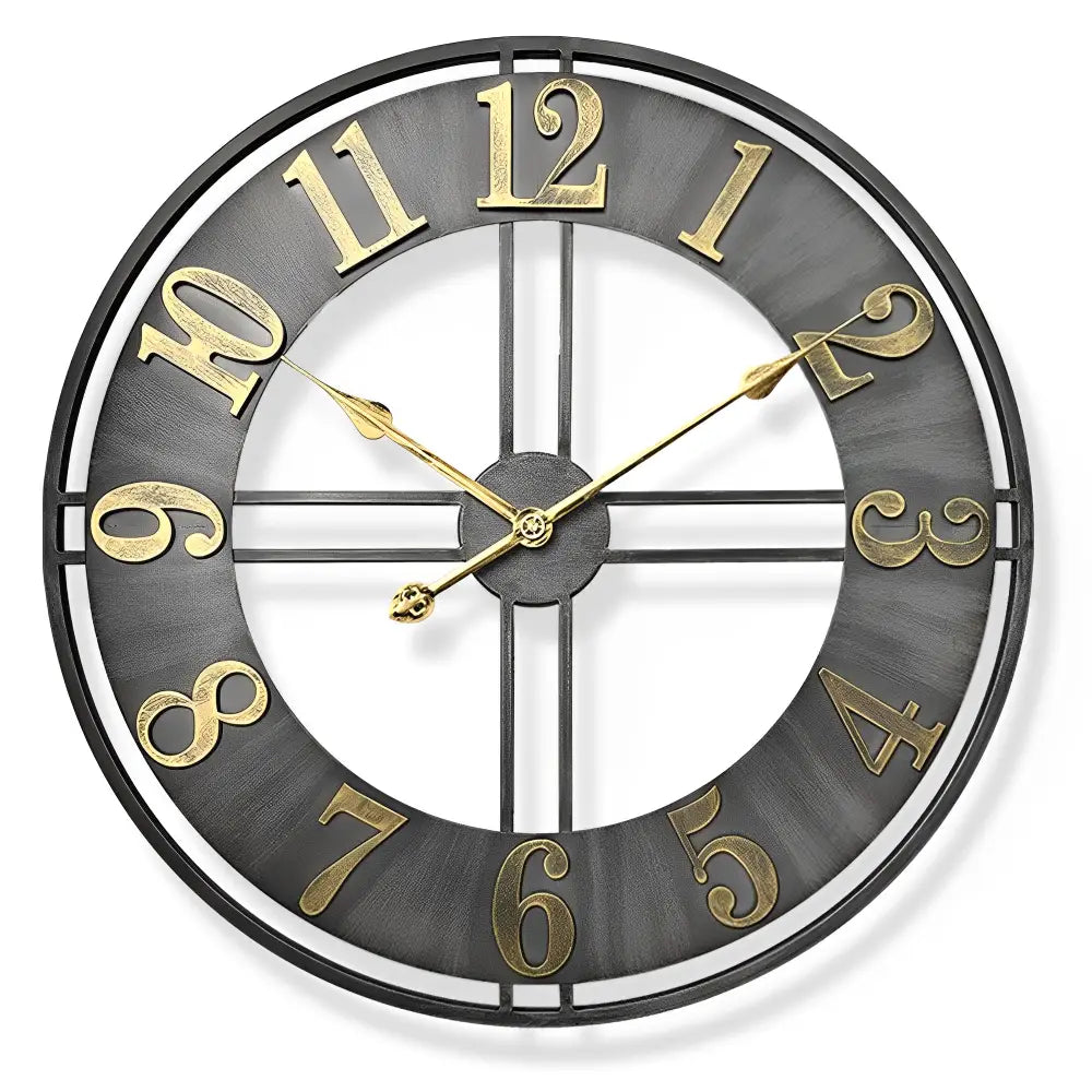 Wanduhr Deko Loft Gealtertes Metall