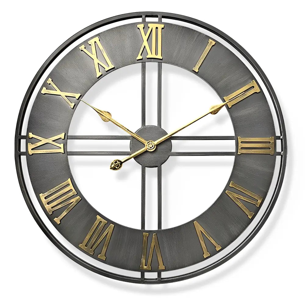 Wanduhr Deko Loft Gealtertes Metall