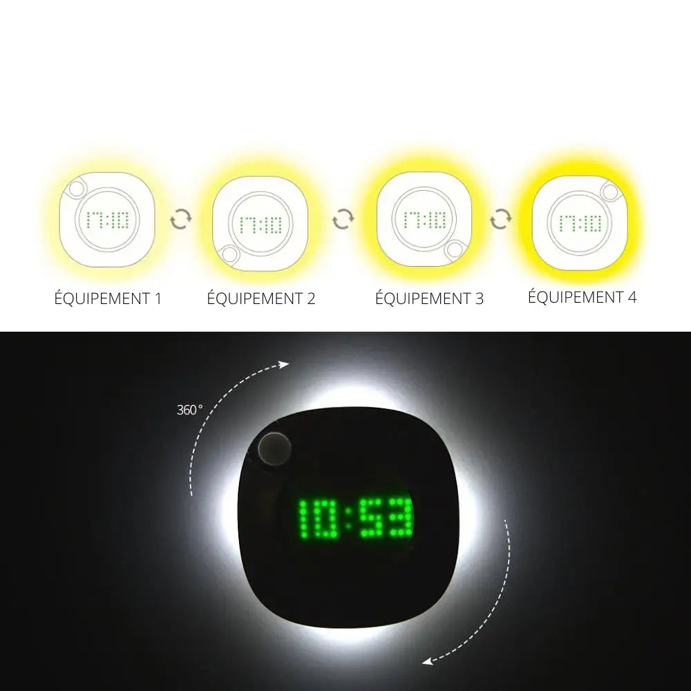 Wanduhr mit Bewegungsmelder