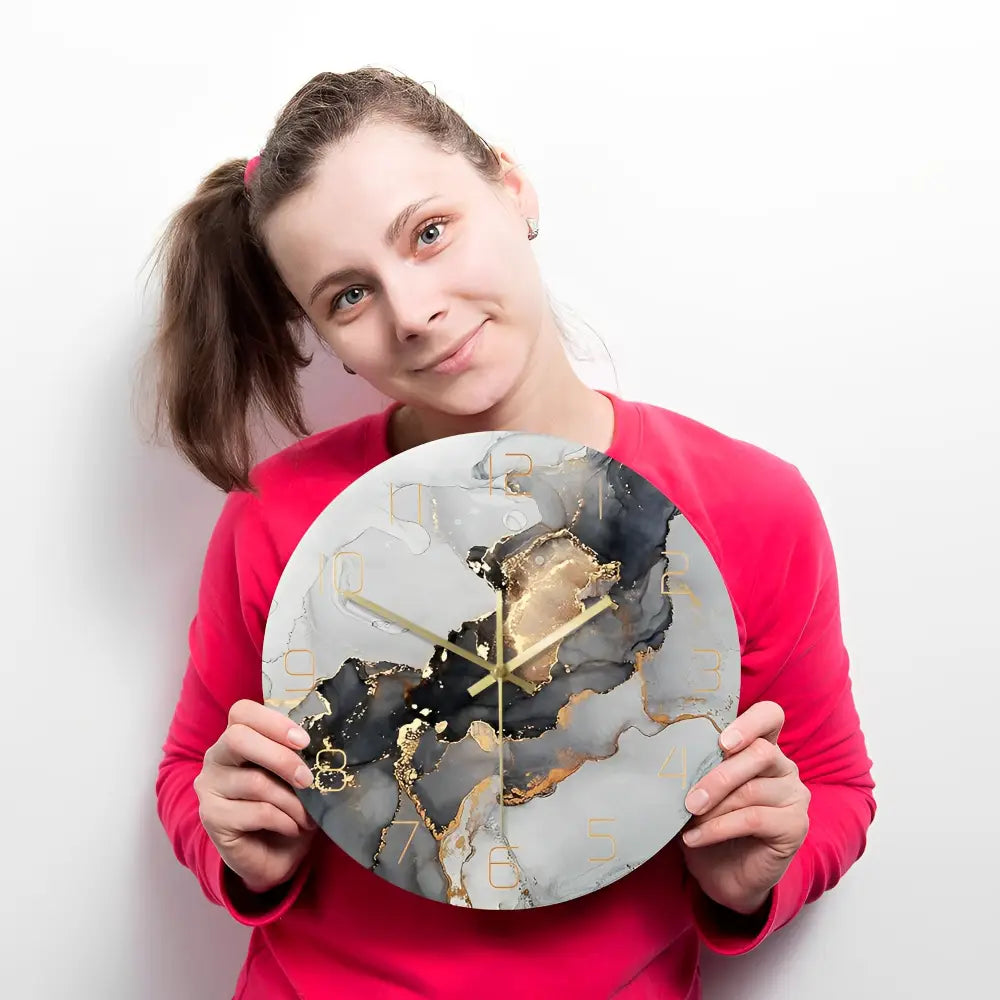 Moderne Kunst Wanduhr
