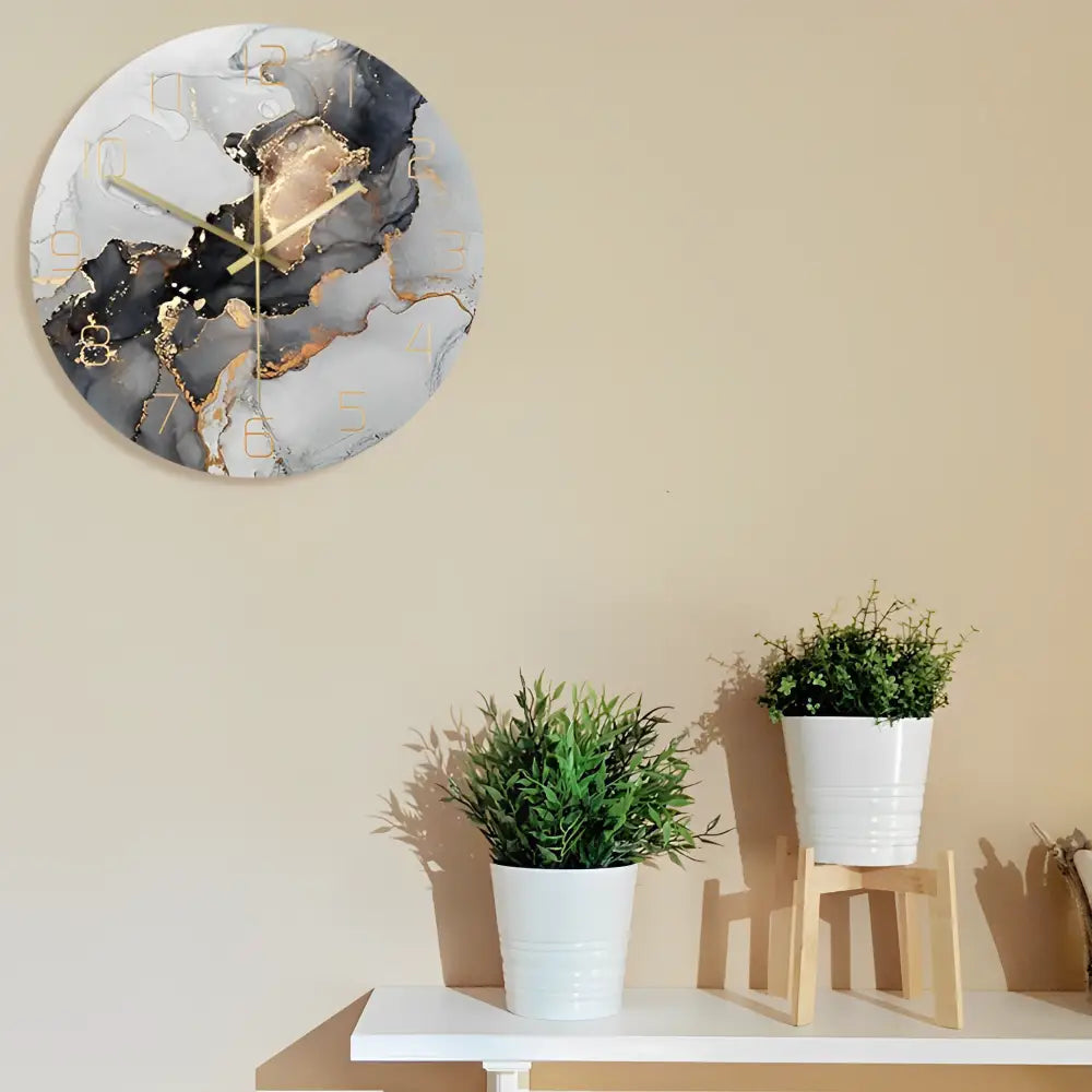 Moderne Kunst Wanduhr