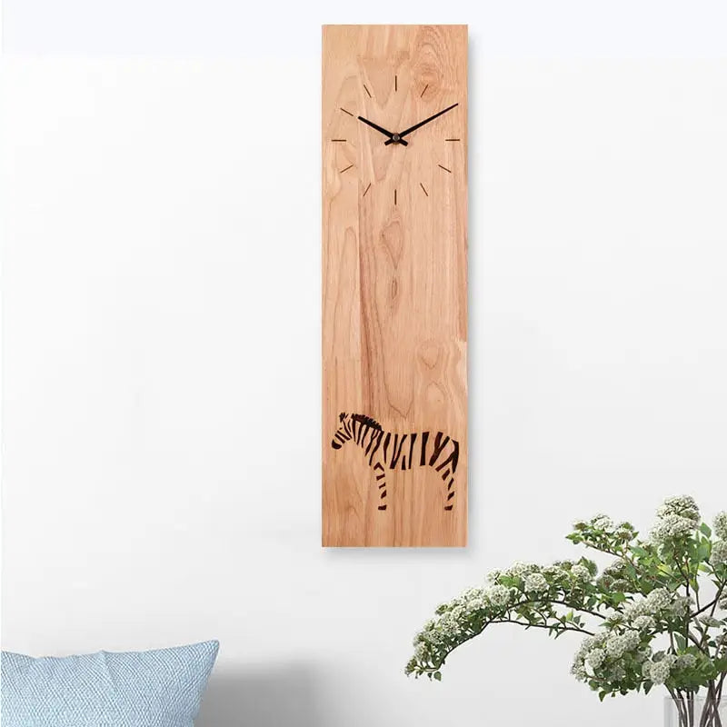 Wanduhr Bambus