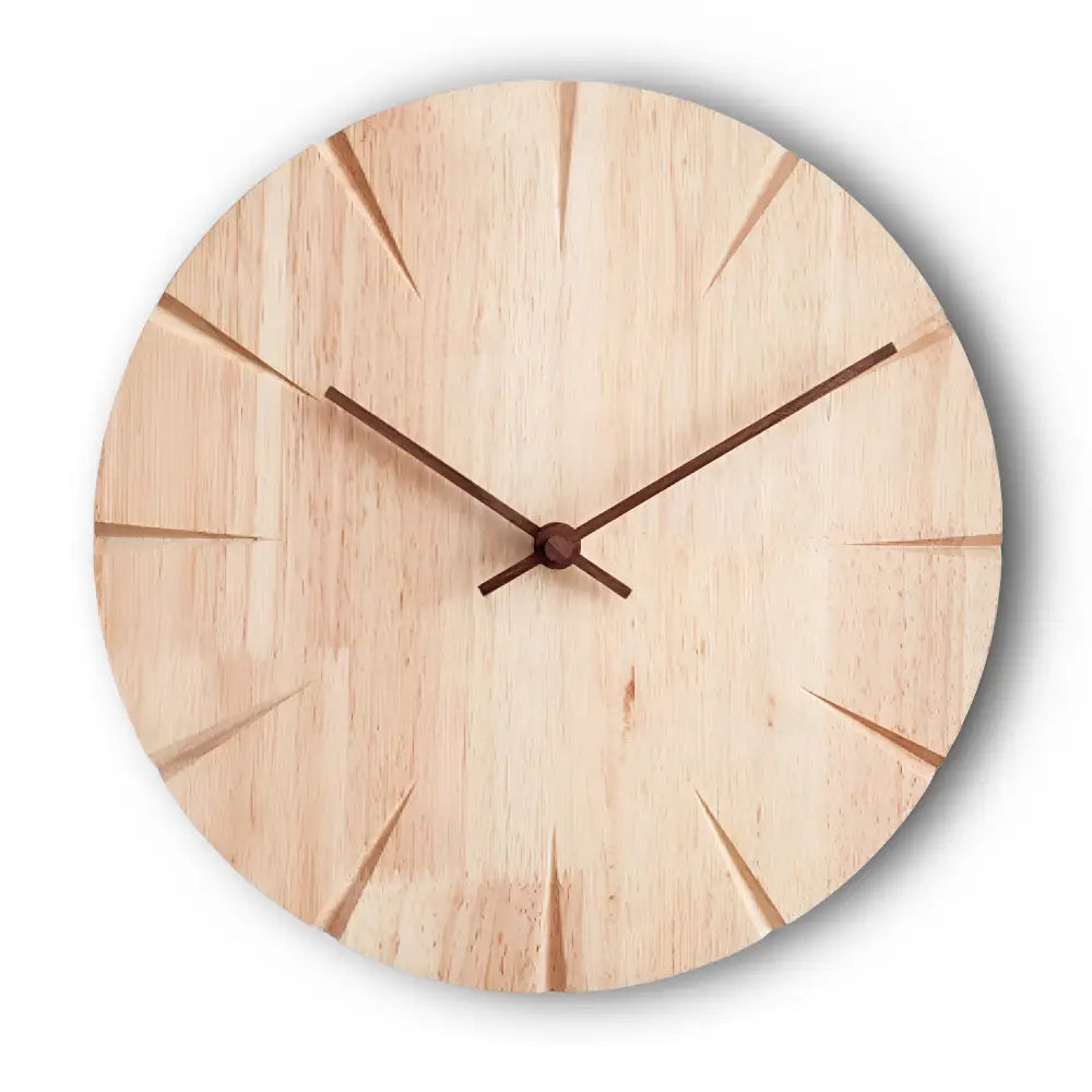 Holzwanduhr geschnitzt