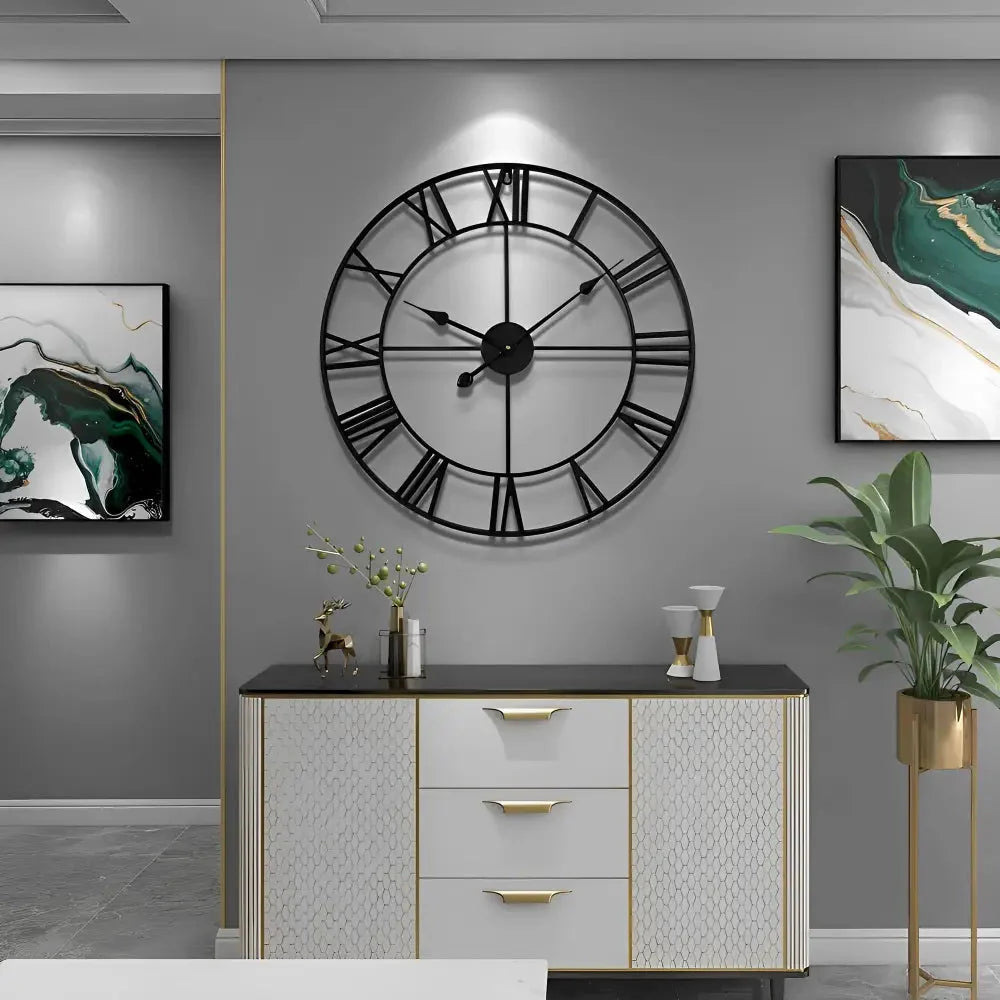 Große Uhr Römische Ziffern