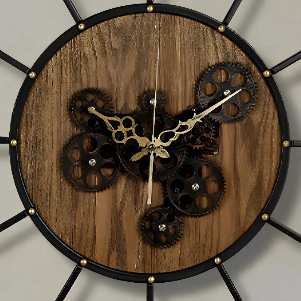 Wanduhren Design mit Zahnrädern