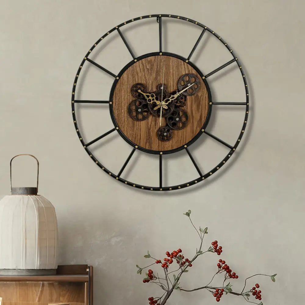 Wanduhren Design mit Zahnrädern