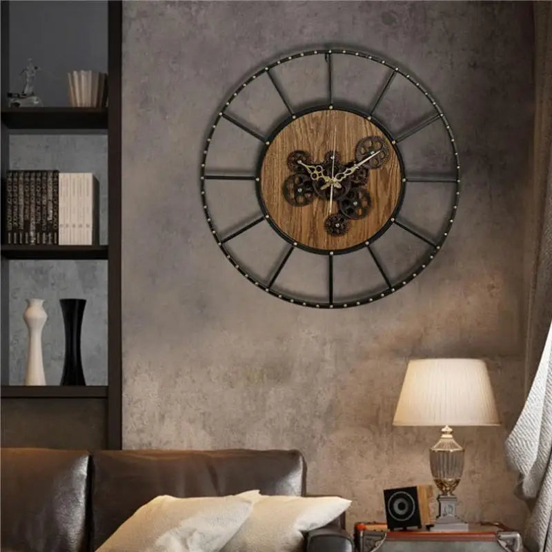Wanduhren Design mit Zahnrädern