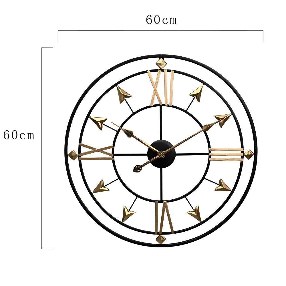 Wanduhr Design aus Metall