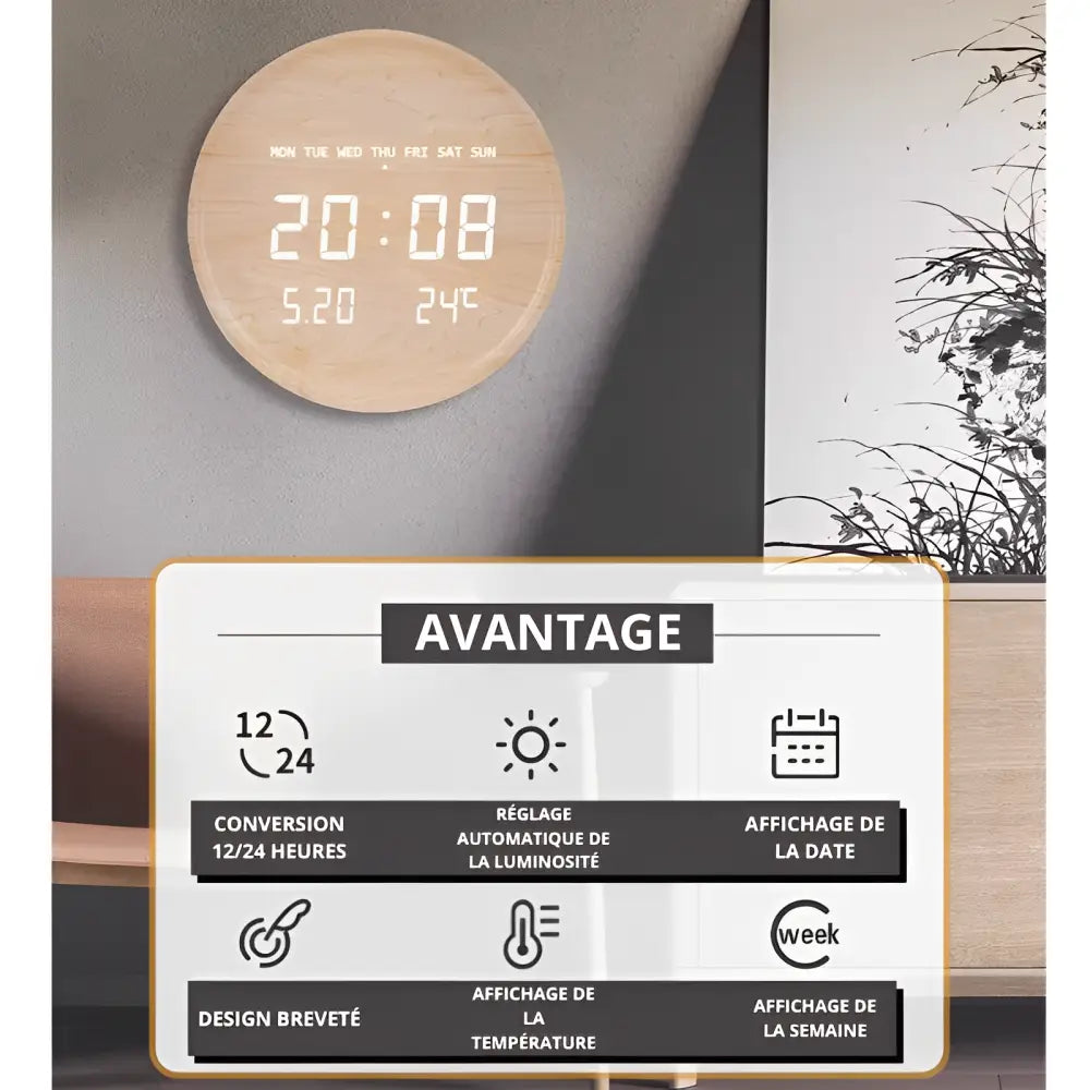 Wanduhren Design LED