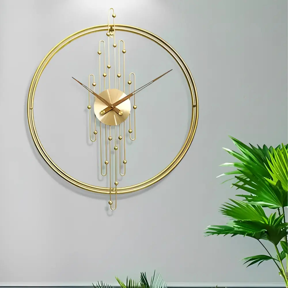 Wanduhr Kreis Art Déco