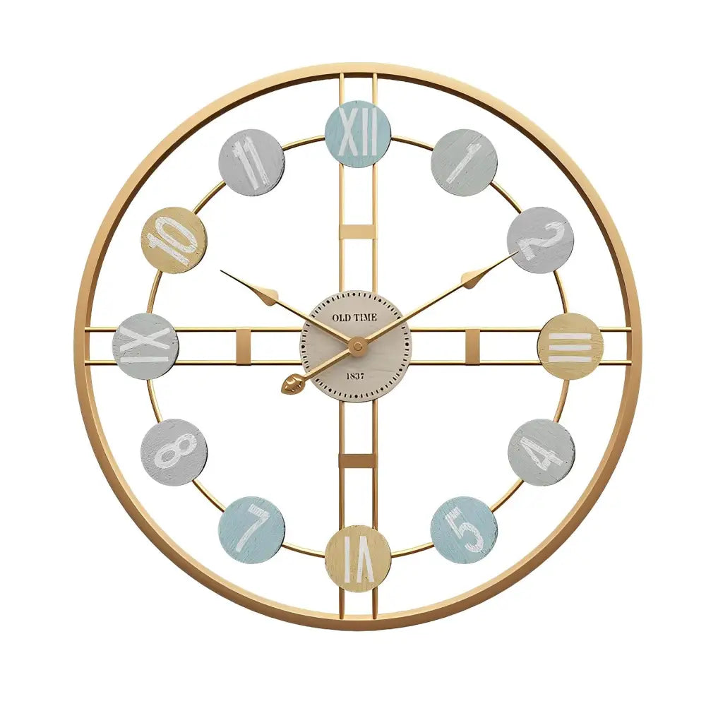 Wanduhr Retro Design 3D