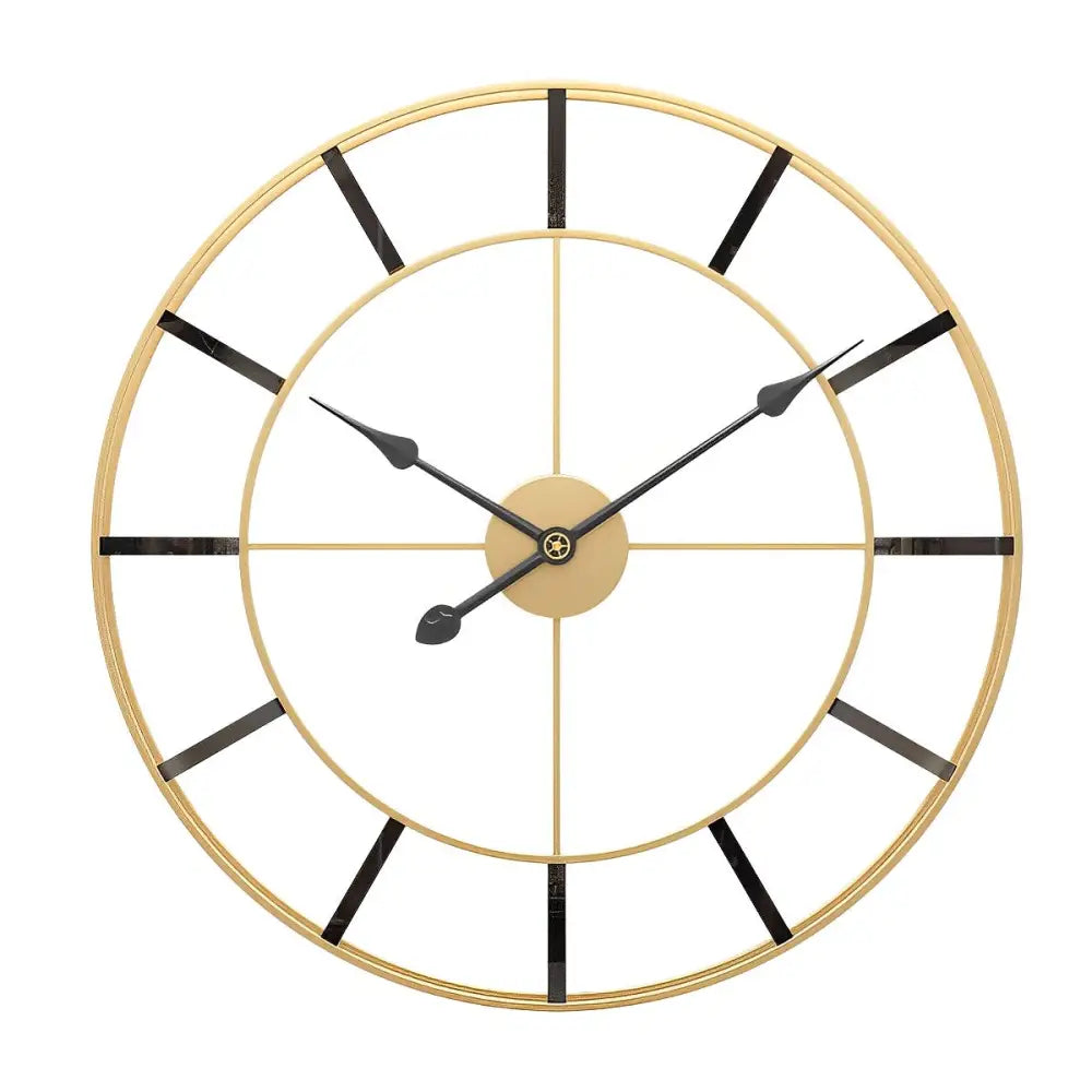Minimalistisches Design Goldene Wanduhr