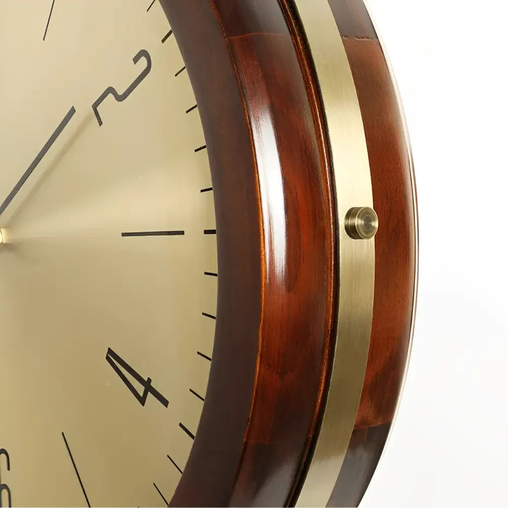 Wanduhr im Vintage-Stil mit doppelseitigem Zifferblatt