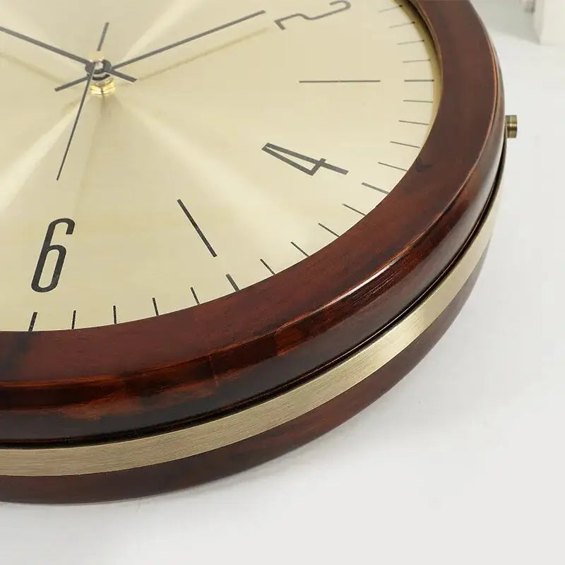 Wanduhr im Vintage-Stil mit doppelseitigem Zifferblatt