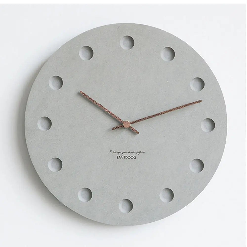 Minimalistische Beton-Wanduhr
