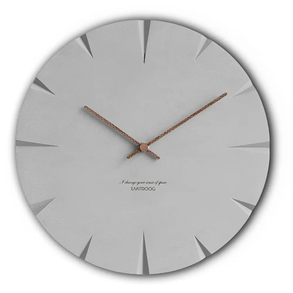 Minimalistische Beton-Wanduhr