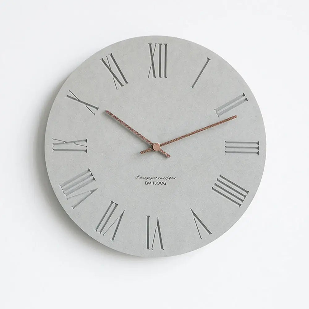 Minimalistische Beton-Wanduhr