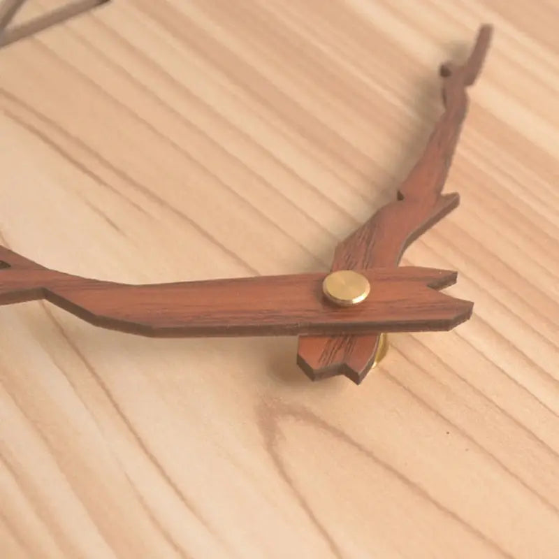 Wanduhr aus Bambusholz