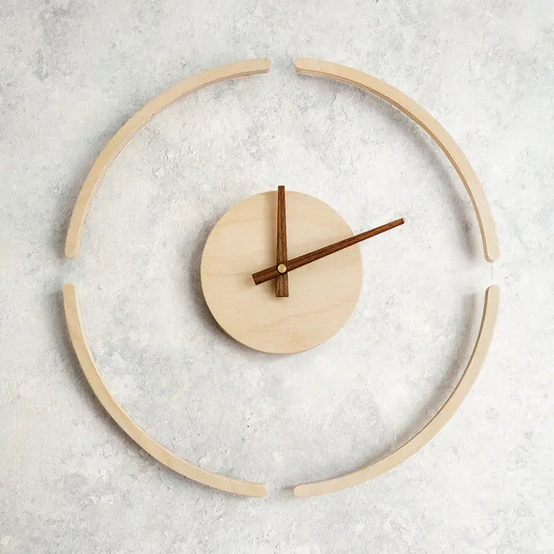 Minimalistische Kreis-Wanduhr