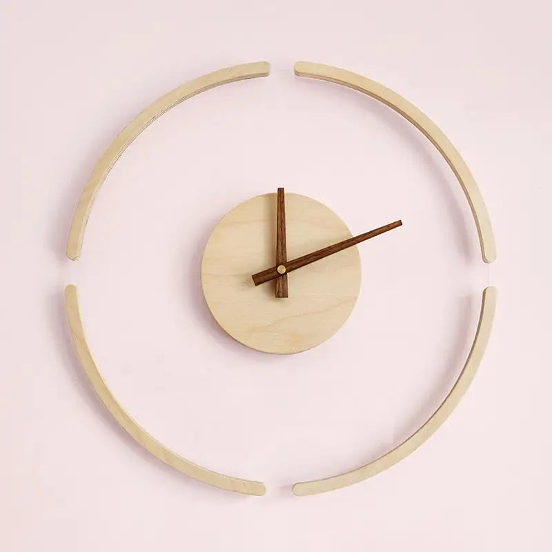 Minimalistische Kreis-Wanduhr