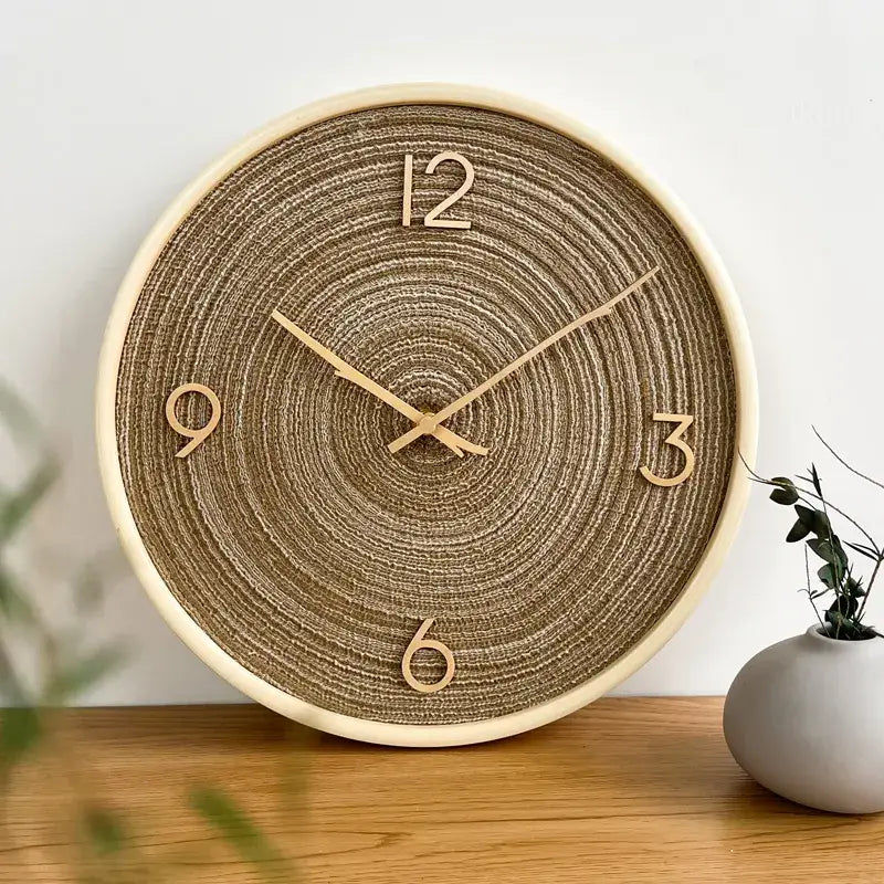 Goldene Sand Wanduhr