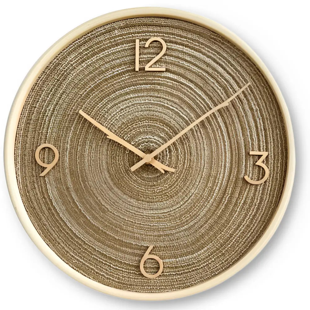 Goldene Sand Wanduhr