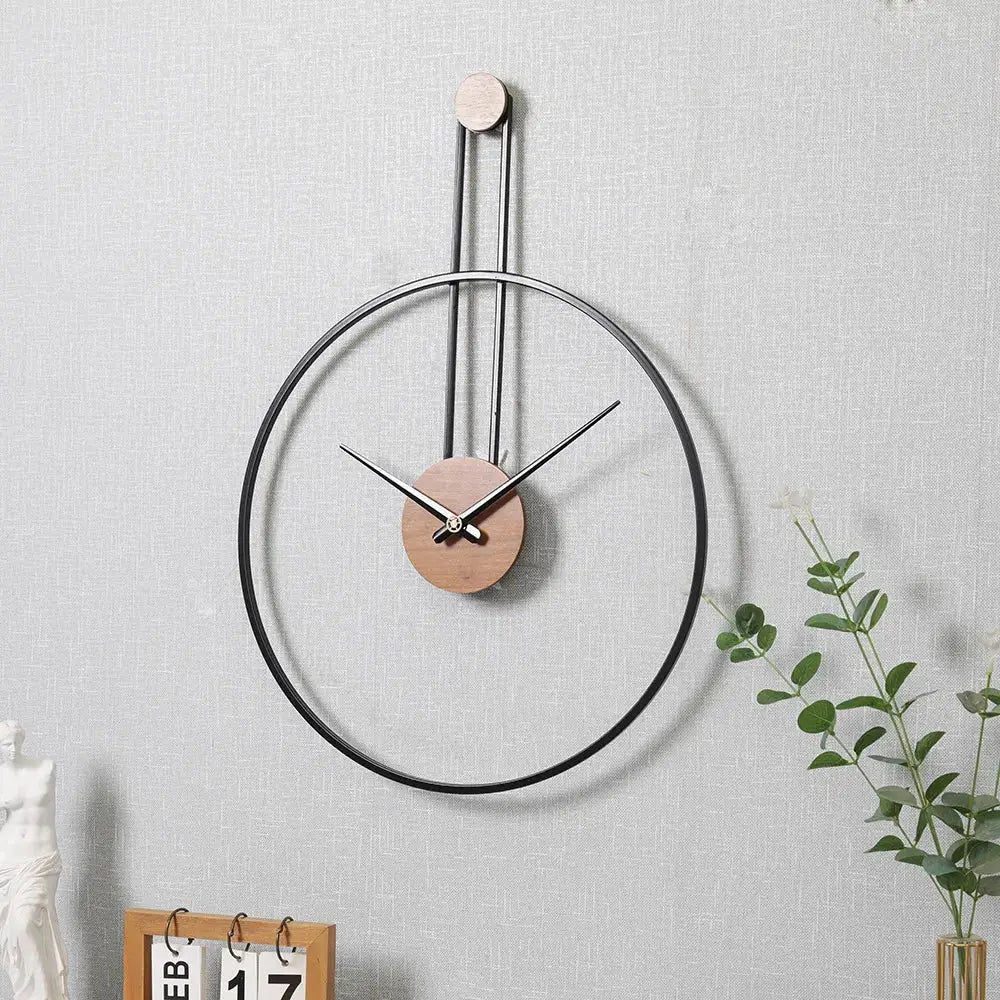Wanduhr Hängender Kreis