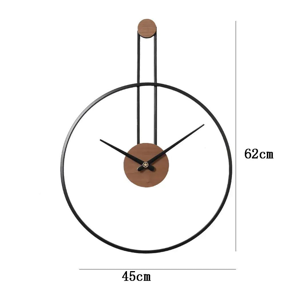 Wanduhr Hängender Kreis