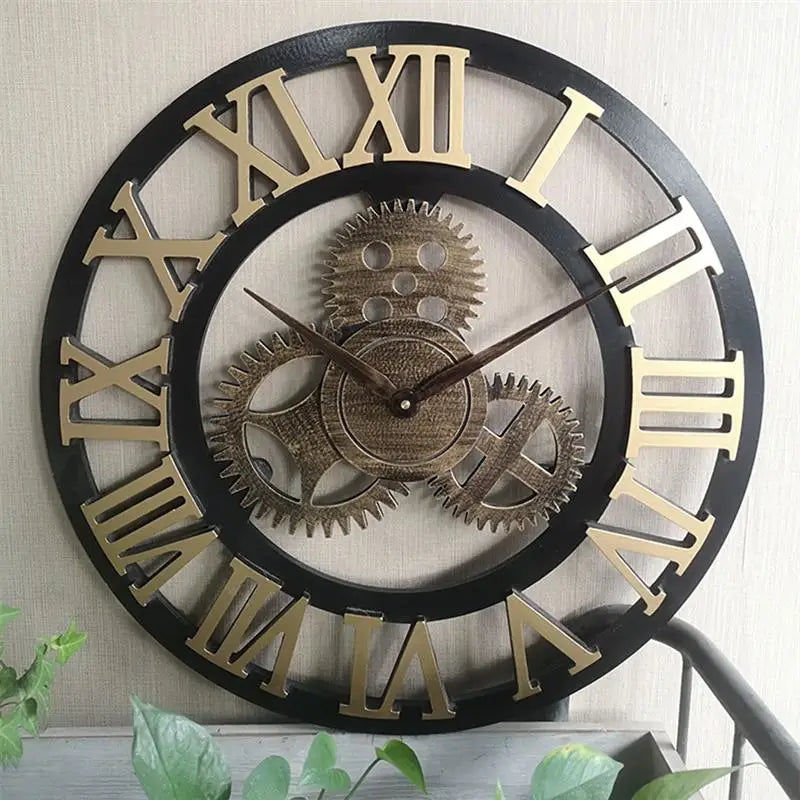 Große Wanduhr