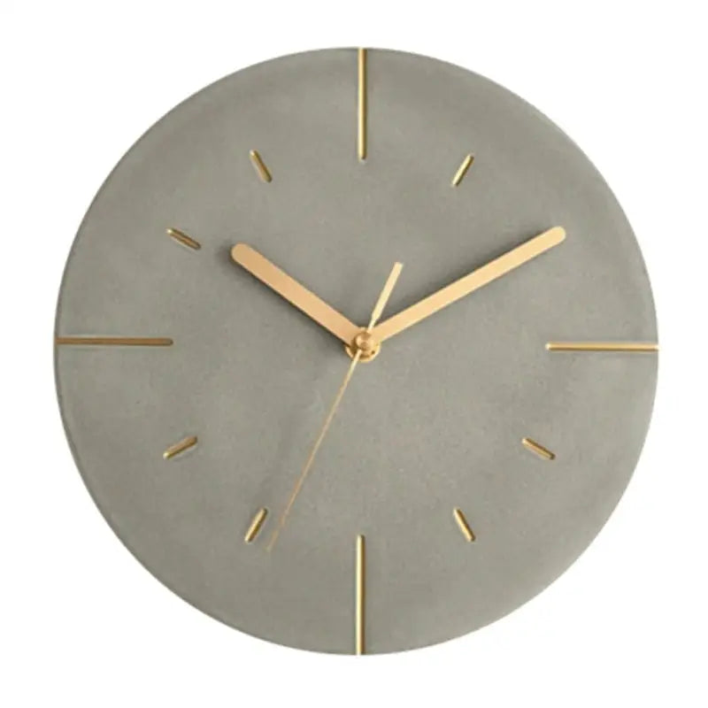 Wanduhr in Zementoptik