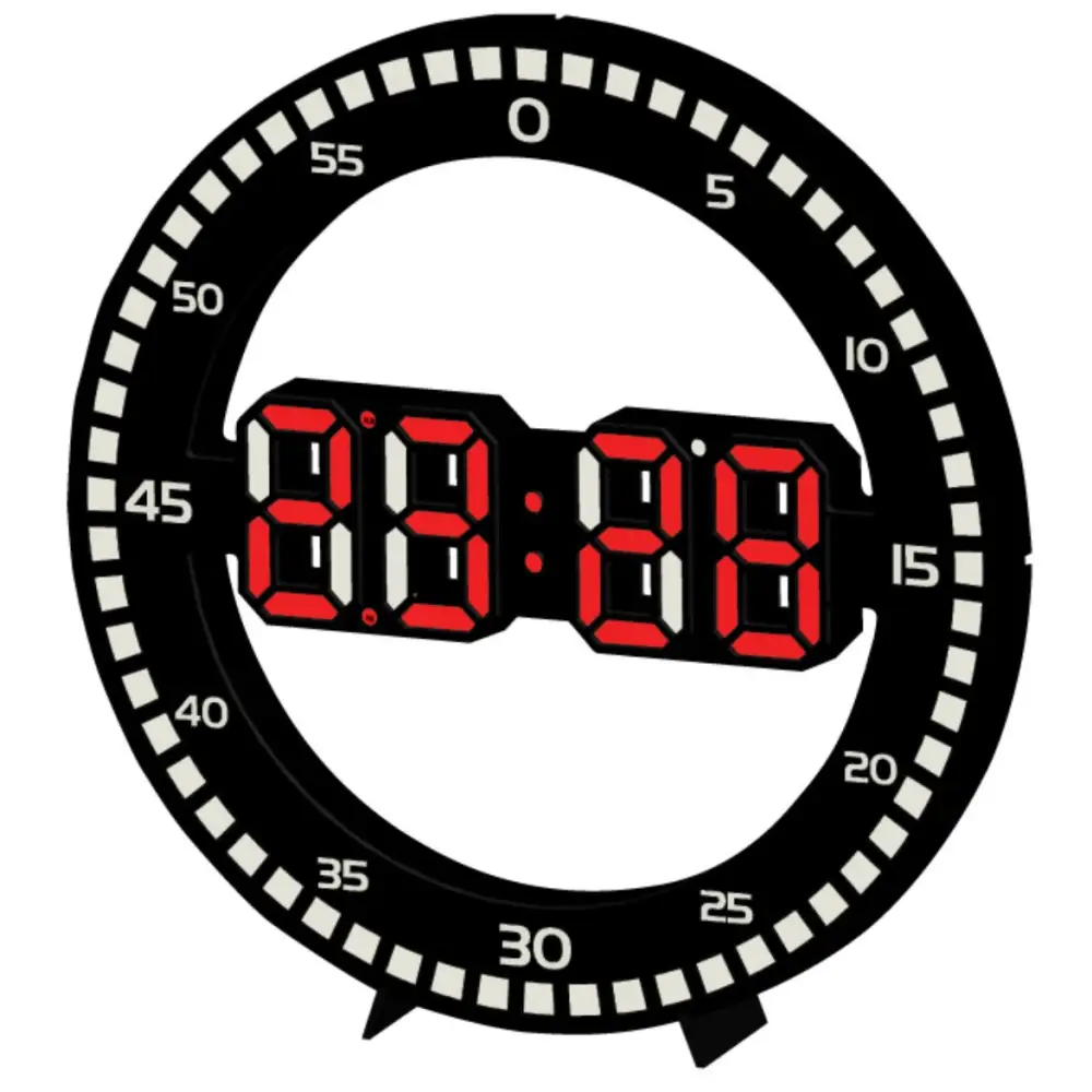 3D LED Wanduhr