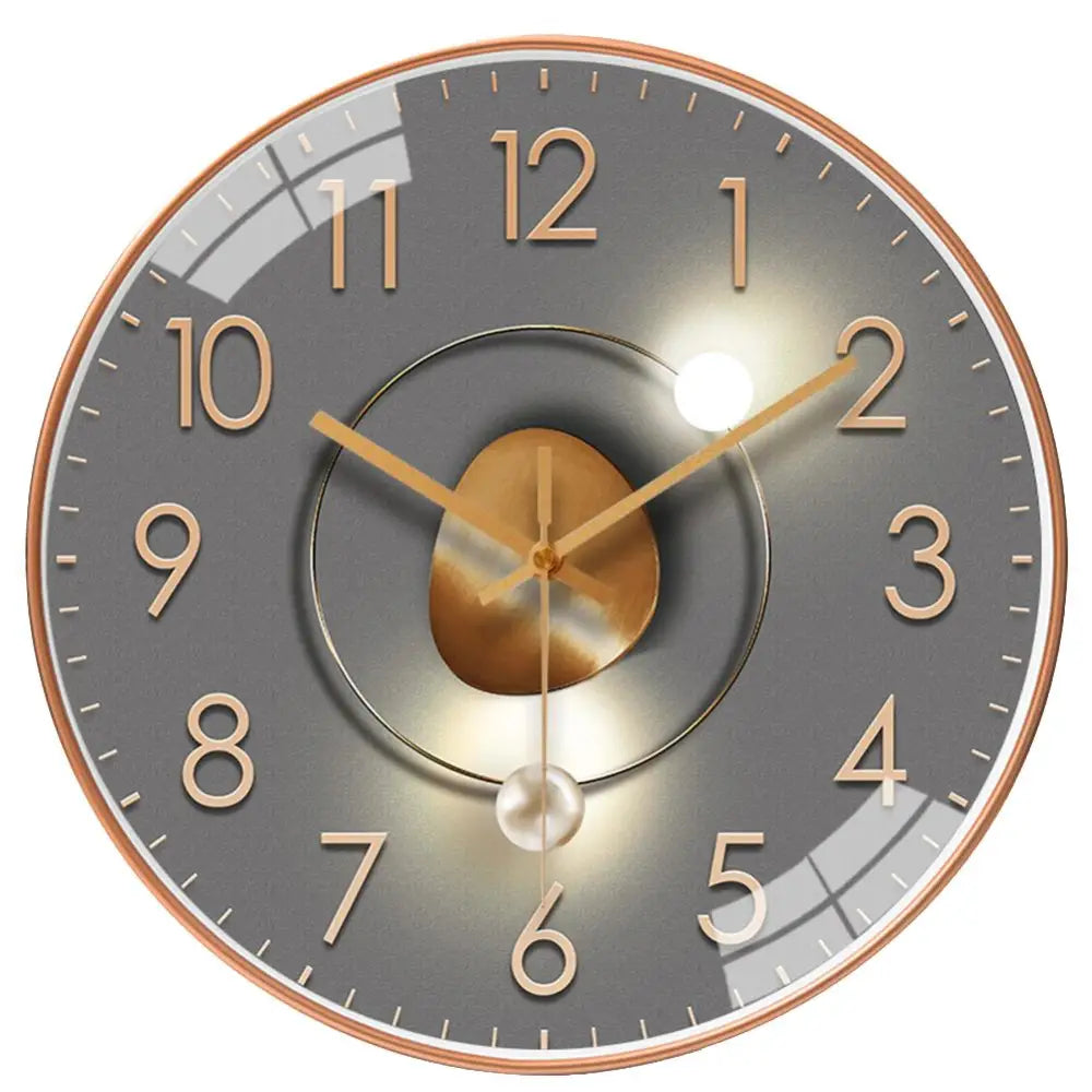 Wanduhr Licht und Schatten