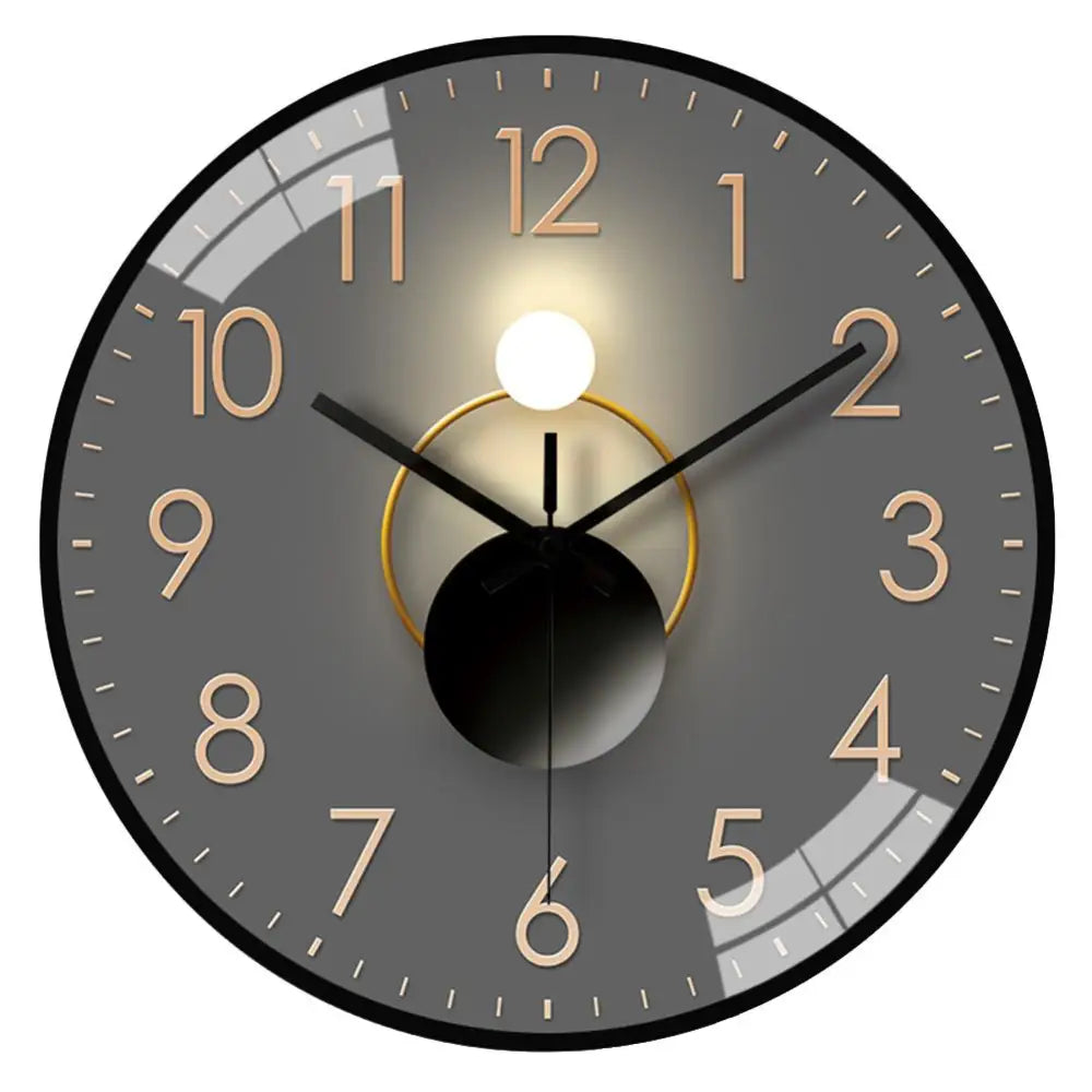 Wanduhr Licht und Schatten