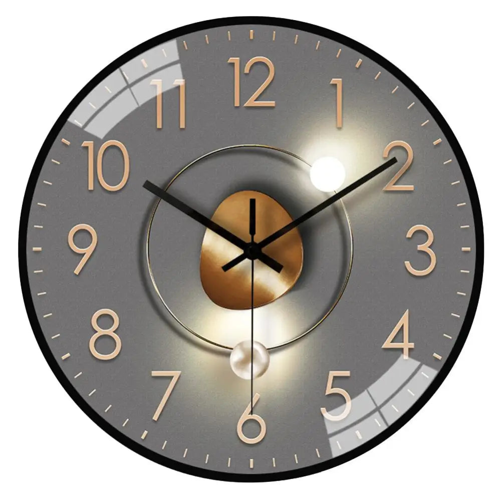 Wanduhr Licht und Schatten