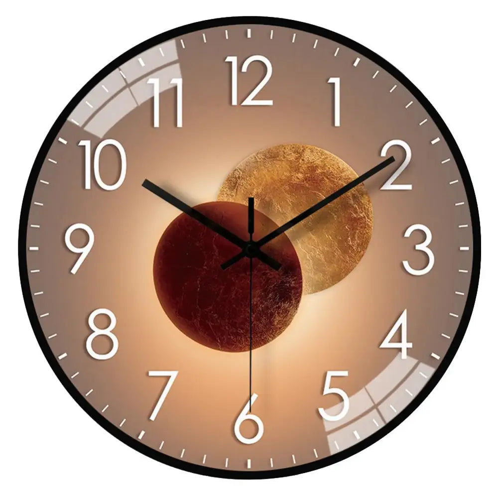 Wanduhr Licht und Schatten