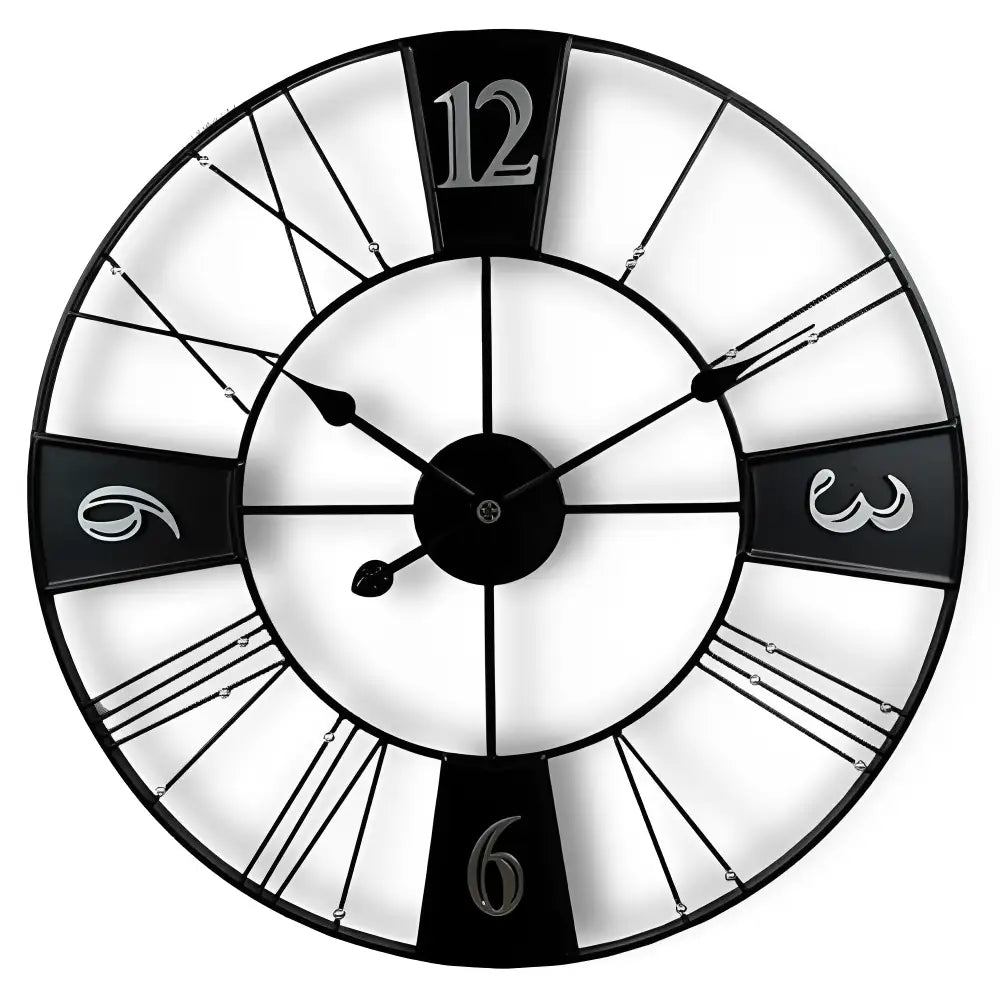 Große Wanduhr im Factory-Stil