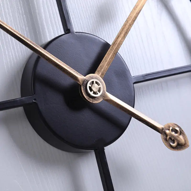 Große Wanduhr im Factory-Stil