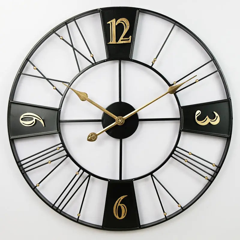 Große Wanduhr im Factory-Stil