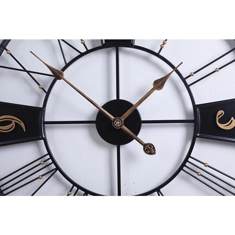 Große Wanduhr im Factory-Stil