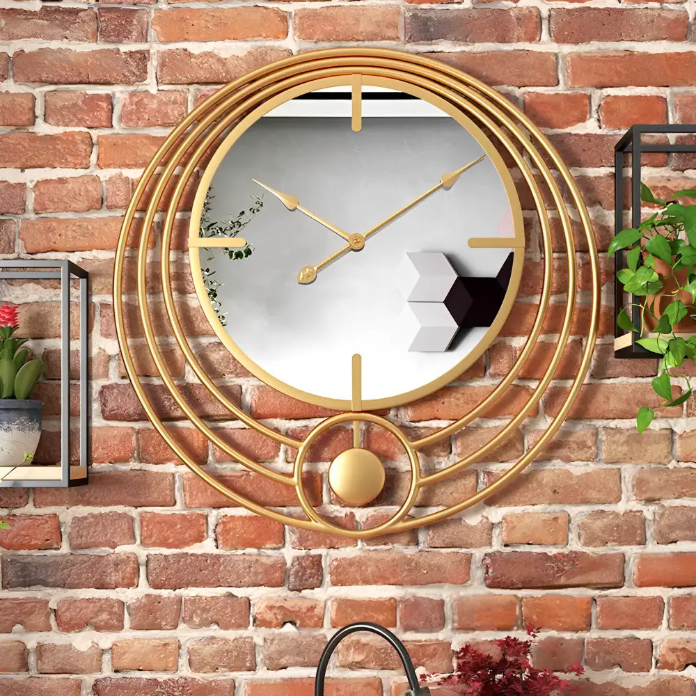 Wandspiegeluhr & Kreisdesign