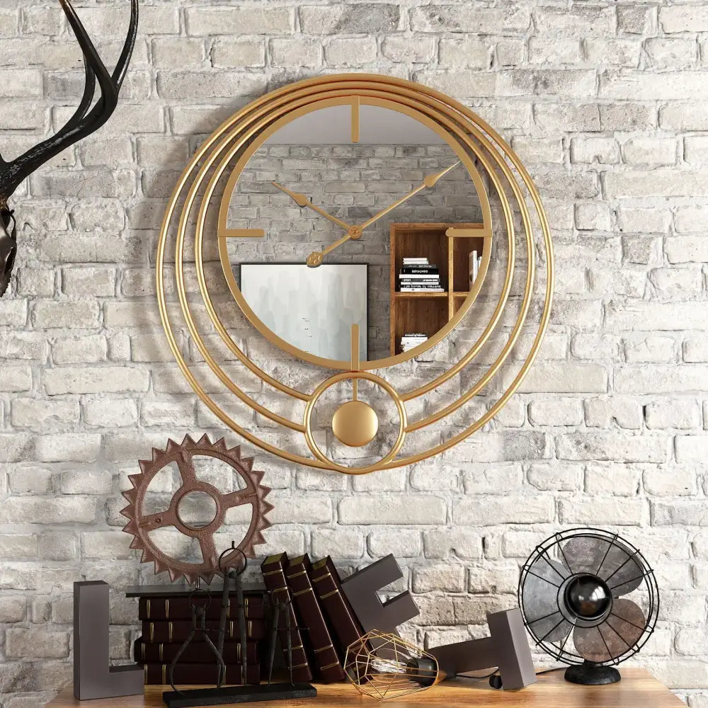 Wandspiegeluhr & Kreisdesign