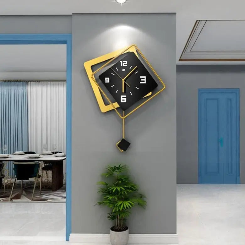Moderne 3D Wanduhr